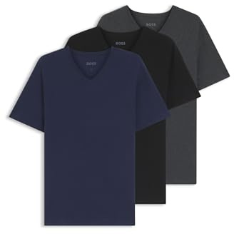 BOSS Herren T-Shirt Vn 3p Co T-Shirt (3er Pack)
