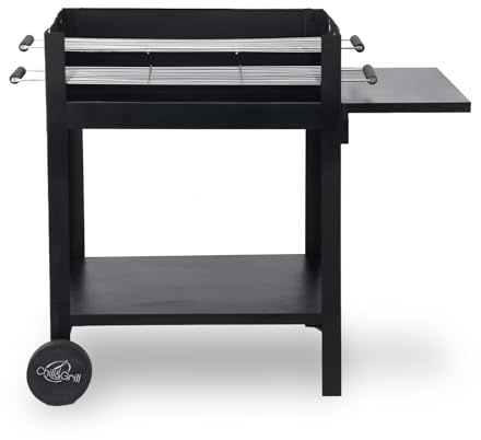 tepro Lambada Chill & Grill, Holzkohlegrill / Grillwagen mit Grillfläche: ca. 68 x 44 cm, schraubenlose Montage in nur 3 Minuten, Maße ca. 109 x 59 x 90 cm