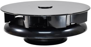 YUCKMZ Dachlüfter Schwarzer Dachventilator für Wohnmobil Caravan Boot Schwarz