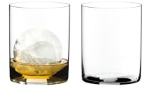 RIEDEL The O Wine Tumbler Whisky - 2er Set, Spirituosenglas, Kristallglas, Spülmaschinenfest - 0414/02