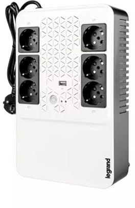 UPS Monofase Multiplug KEOR 800VA Con 6 Prese Standard Tedesco Legrand 310082