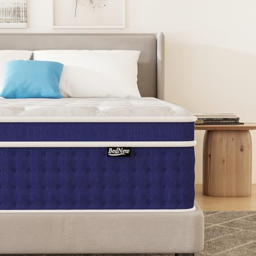 Bednew Matratze 180 x 200cm, 30cm Federkernmatratze H3 Höhe 7-Zonen Orthopädische Taschenfederkernmatratze mit Comfort Memory-Schaum Schicht,Öko-Tex Zertifiziert, 101Nächte Probeschlafen