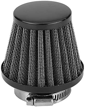 ETOPARS Schwarz Motorrad Luftfilter Universeller Motorrad Lufteinlassfilter Kit 34mm 35mm 36mm Auto Ansaugluftfilter Luftfilterinduktion Vergaser Offroad
