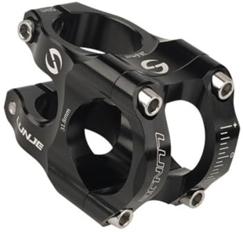SUBORAWOS 31,8 Vorbau 35mm Mountainbike Vorbau Kurzer MTB Vorbau, Fahrrad Lenkervorbau Aluminiumlegierung, für Mountainbike Rennrad MTB BMX (Schwarz)