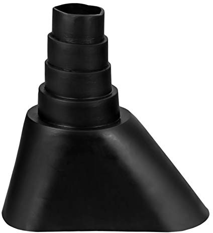 HB-DIGITAL Universal Gummimanschette Schwarz für Rohren mit 32-60 mm Durchmesser ﹢ Mastmanschette Mastabdichtung Manschette Abdichtung