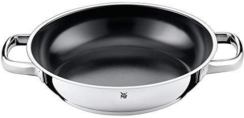 WMF Durado Servierpfanne 24 cm, Edelstahlpfanne Induktion, Antihaftbeschichtet, für alle Herdarten geeignet, energiesparend, Keramikbeschichtung, energiesparend, backofenfest bis 260 Grad