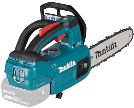 Makita DUC 254 Z 18 V Brushless Akku Kettensäge 25 cm Solo - ohne Akku und Ladegerät, Blau, Silber
