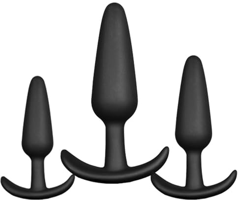 Analplug Set,Klein+Medium+Groß,Butt Plug Anal Plug,Sexspielzeug Analplug Set Frauen Und Männer,Für Anfänger Und Fortgeschrittene (3 Stück)
