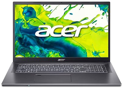Acer Aspire 17 (A17-51GM-70LZ) Laptop | 17,3 FHD IPS Display | Intel Core 7 150U | 16 GB RAM | 1 TB SSD | NVIDIA Geforce RTX 2050 | Windows 11 | QWERTZ Tastatur | grau