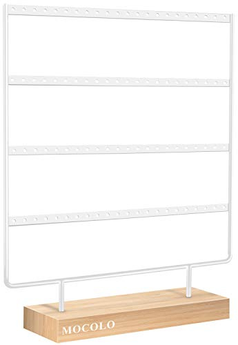 Ohrring-Halter, Ohrring-Organizer, Präsentationsständer zum Aufhängen von Ohrringen (88 Löcher und 4 Ebenen)