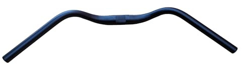 UPANBIKE Urban Road Bike Retro Lenker 31,8 mm Schnurrbart Form Extra Breit Dutch M Form Schwarz