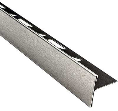 T-Profil Stufenprofil Treppenprofil Edelstahl V2A L250cm 10mm Profil gebürstet