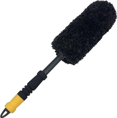 Meguiar's Supreme Wheel Brush - Felgenbürste Auto - Felgenreiniger Alufelgen - Sanfte + effektive Bürste für alle Felgentypen und Felgenoberflächen - Größe: Large 47x10cm