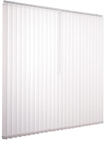 Lamellenvorhang Komplettset Ventanara Vertikaljalousie 89mm inkl. Montagematerial (weiß (tageslicht), B250 x H250 cm)