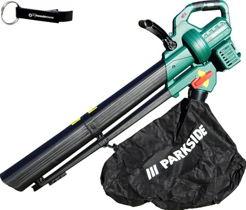 Angebot für Original 40 V Akku-Laubsauger/-bläser PALSB 40-Li passend für Parkside X 20 V Team Serie – ohne Akku und Ladegerät inkl. HEADNMORE® Schlüsselanhänger