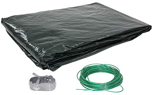 Steinbach Winterabdeckplane für Ovalbecken 620 x 360 cm, Übermaß 130 cm, 036341