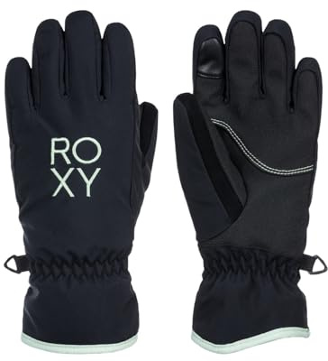Roxy Freshfield - Funktionelle Ski-/Snowboardhandschuhe für Mädchen 4-16 Schwarz