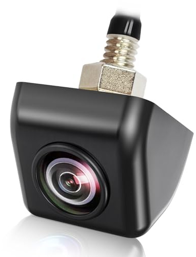 PARKVISION Rückfahrkamera PAL/NTSC Nachrüstung | Rückfahrkamera Kabelgebunden RCA für Aftermarket Android-Autoradio, 12V, IP68, Einstellbarer Montagewinkel von 5° bis 10°
