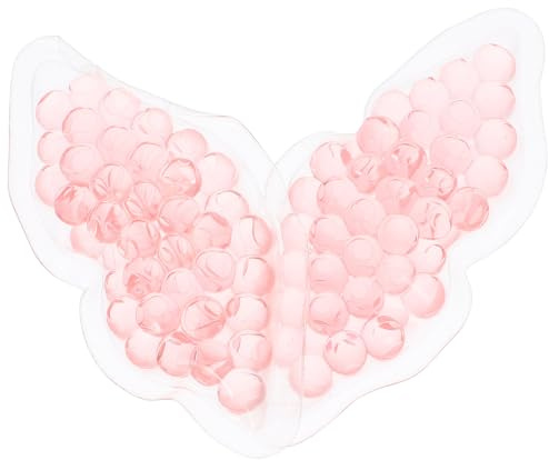 IWOWHERO 2 Stück Wiederverwendbare Kühlgel Lippenpads Tpu Gel Lippenmaske Kalt warm kompressen gegen Lippenmüdigkeit und Schwellungen für Zuhause und Büro Pflege