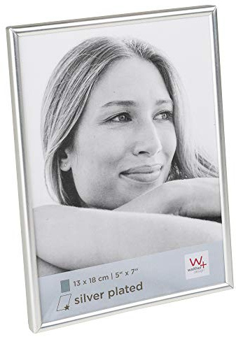 walther design Bilderrahmen matt silber 13 x 18 cm Chloe Portraitrahmen WD318T