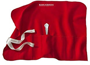 Robbe & Berking Bestecktasche aus Stoff. Aufbewahrung für versilberte und silberne Bestecke. Schützt Silberbesteck vor Kratzern und kann das Anlaufen verhindern. (6 große Vorlegeteile)