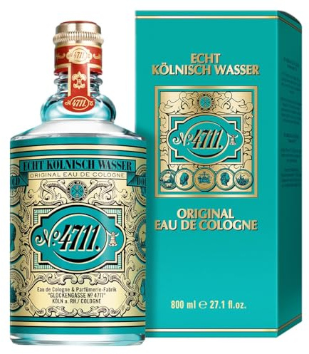 4711® Echt Kölnisch Wasser | Eau de Cologne 800ml Molanusflasche - Duftklassiker im ikonischen Flakon - unisex - wohltuend für Körper, Geist und Seele