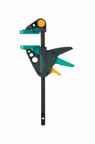 wolfcraft EHZ 65-150 Einhandzwinge PRO - Spannkraft: 90 kg - Kraftvolle Zwinge zum Spannen von Werkstücken mit nur einer Hand - Spannweite: 150 mm - Made in Europe - 3456000