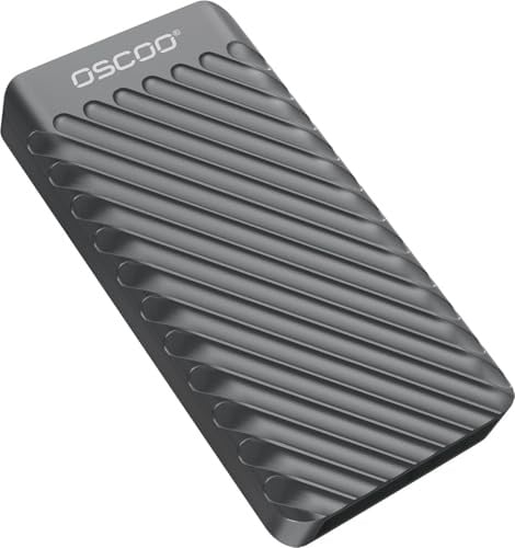 OSCOO Extreme Portable SSD 512 GB, bis zu 2.100 MB/s USB-C USB 3.2 Gen 2 | Tragbare SSD für Mac, Windows, Laptops Smartphones& iPhone 15+, Ideal für Spiele, Backup, Content-Ersteller & Videofilmer