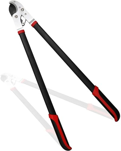 GARTOL Amboss Astschere 73 cm, 50 mm Schnittkapazität mit Stahlklinge | Robuste Baumschere mit ergonomischen Griffen und rutschfestem Halt zum Schneiden von trockenem Holz und Ästen.