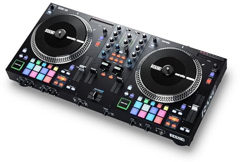 RANE ONE, Komplettes DJ-Set und DJ-Controller für Serato DJ mit Integriertem DJ-Mixer, Motorisierten Plattentellern und Serato DJ Pro Enthalten