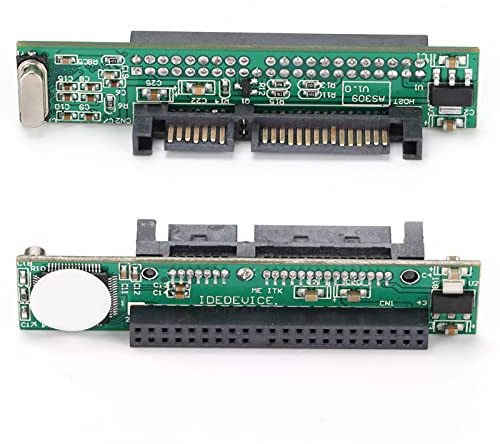 Annadue IDE zu SATA Adapter, 2,5 Zoll 44 Pin IDE HDD Laptop Festplatte Weiblich auf 7+15 Pin Male SATA Konverter, Laptop IDE Festplatte in SATA Port Umwandeln, Unterstützt ATA 66/100/133