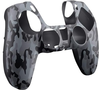 GXTrust Trust Gaming GXT 748 Controller Hülle für DualSense, PS5, PlayStation 5, Silikon Hülle, Schutzhülle, Silikon Case, Anti-Rutsch - Schwarz