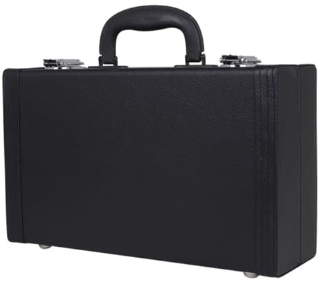 LIGIGWASH Gepolsterter Klarinettenkoffer und Starkem Schloss aus Leder mit Stoßfestem Schutz Einfache und Elegante Optik Geeignet für Sicheren Transport der Klarinette