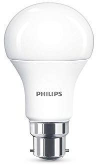 PHILIPS LED Classic B22 Lampe, 100 W, A60, matt, warmweiß, 6er Pack