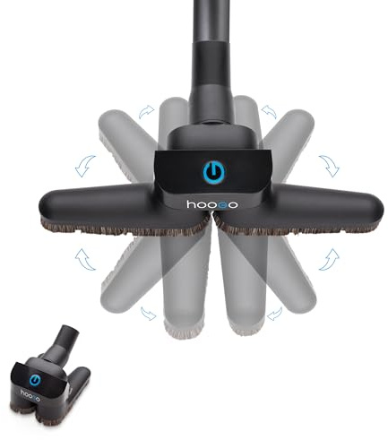 hoogo Staubsauger flipflop Universal Bodendüse flex | passend für alle runden 35/32mm Staubsaugerrohre | inkl. Adapter | flexibel, schnell, gründlich, sauber!
