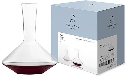 Zwiesel Glas Rotwein Dekanter Pure (1 Stück), edle Karaffe für Rotwein mit Drop Protect Technologie, Tritan®-Kristallglas, Made in Germany (Art.-Nr. 122534)