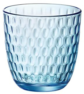 Bormioli Rocco Slot Gläser-Set, Blau, 6 Stück (1 Stück)