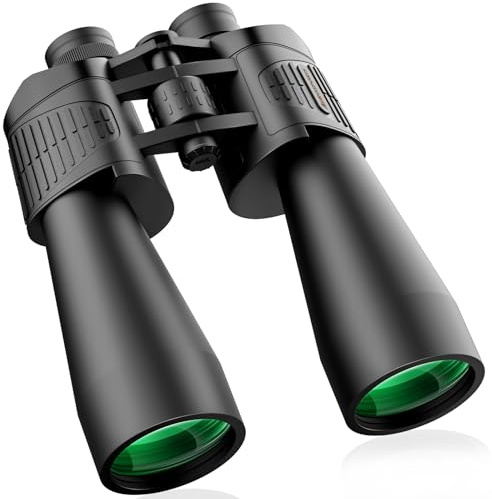 20 x 70 Fernglas für Erwachsene, leistungsstark, Aurosports HD-Fernglas mit klarer Sicht bei schwachem Licht, BAK4-Prisma, große Sicht für Vogelbeobachtung, Jagd, Reisen, Outdoor-Sport, Kreuzfahrt