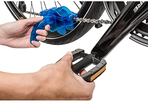 Fahrrad Kettenreinigungsgerät, für alle Kettenschaltungen, Keine Demontage nötig, mit 3 Nylonbürsten