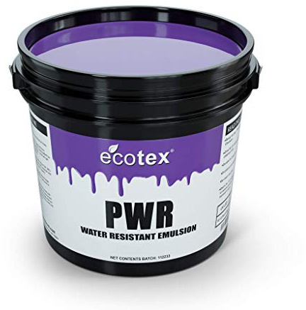 Ecotex® PWR Siebdruck-Emulsion (Quart – 907.2 g.) Pre – sensibilisierte Fotoemulsion für Siebdrucke und Stoff – für Siebdruck Plastisol-Tinte und Tinte auf Wasserbasis, Siebdruckzubehör