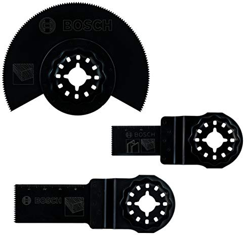 Bosch Accessories DIY 3tlg. Starter-Set (Holz für Multifunktionswerkzeuge Starlock)