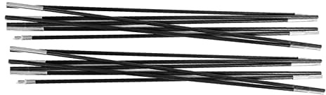 Bewinner 4M Fiberglas Zeltstützstange Stangen Markisenrahmen Kit Faltbare Outdoor-Stütze für Markisenstangen Camping Wandern