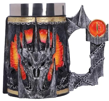 Nemesis Now Bierkrug, Herr der Ringe, offizielles Lizenzprodukt, Grau, 15,5 cm