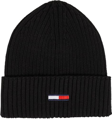 Tommy Jeans Herren Strickmütze Flag Rib Beanie Wintermütze