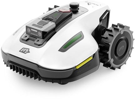 MAMMOTION YUKA Mini Mähroboter ohne Begrenzungskabel, NetRTK+Vision Rasenmäher Roboter, KI Smarte Hindernisvermeidung Rasenroboter, App-Steuerung mit 4G-Modul, 50% Steigung (yuka mini 500)