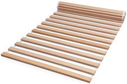 Ehrenkind® Rollrost aus massiver Buche | Rollrost 90x200cm | 21 Latten | Lattenrost für alle Betten | Bodenbett 90x200 | FSC® Zertifiziert | Rollattenrost | Rollrost für Kinder- und Jugendbett
