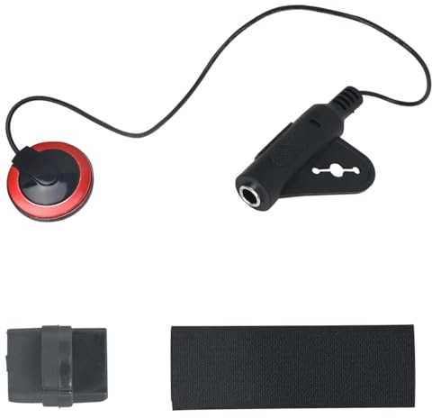 Gitarren Tonabnehmer, Gitarre Piezo Tonabnehmer für Akustikgitarre, Mini Piezo Pickup,Kontaktmikrofon Pickup, Gitarre Mikrofon Pickups, Für Violine, Banjo, Ukulele, Cello