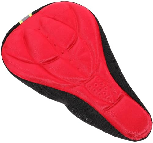 CLISPEED Fahrradsattel Kinderfahrräder Fahrradsitzpolster Sattelbezug Kinderfahrradsattel Gepolsterter Sattel Gelkissen Fahrradsitz Fahrradsattelbezug Fahrradsitzbezug Fahrradsitzkissen 3D