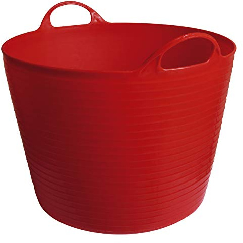 Kerbl Trog FlexBag rot Flexibler Futtertrog, Fassungsvermögen 42 Liter