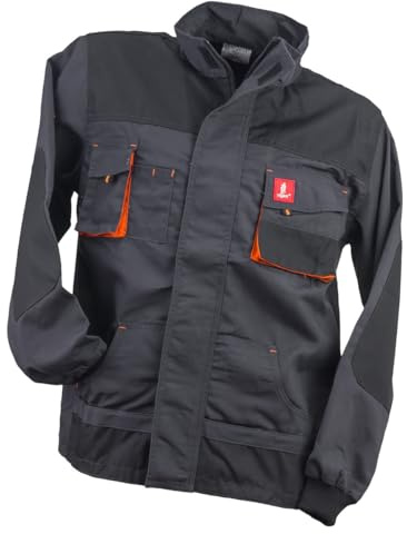 Urgent Arbeitsjacke Sicherheitsjacke Bundjacke Arbeitskleidung Jacke (URGA-J) (DE/NL/SE/PL, Numerisch, 50, Regular, Regular, Dunkel Grau)